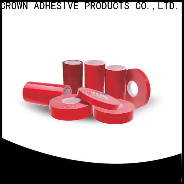 CROWN reduce vibration double sided acrylic foam tape supplier for plastic surface