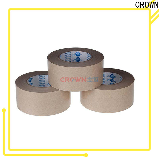 CROWN acrylic pressure sensitive adhesive tape marketing for various daily articles for packaging materials