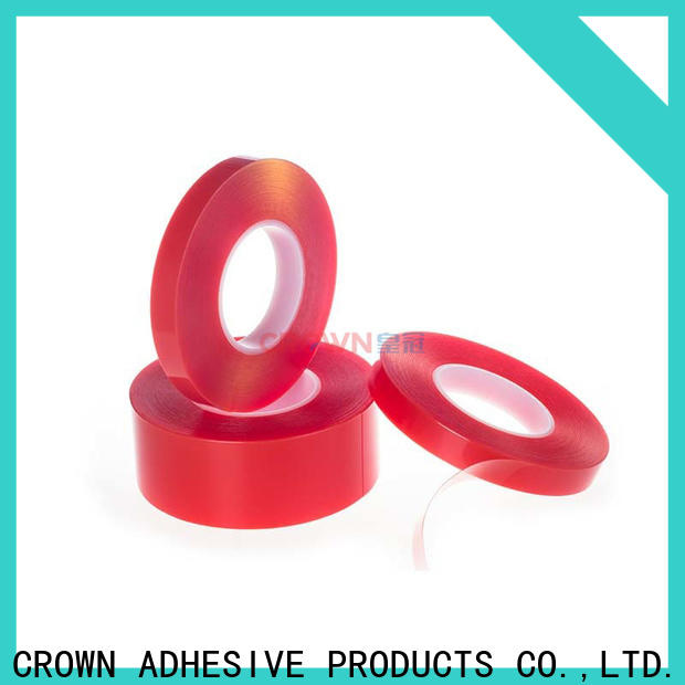 CROWN pvc PET Tape Suppliers for bonding of labels