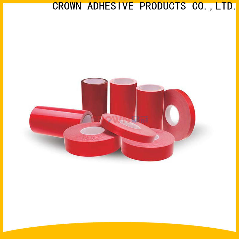 CROWN Cheap clear acrylic foam tape manufacturer