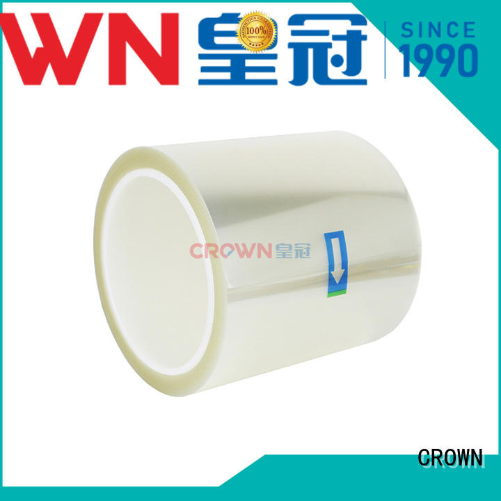 CROWN threelayer silicone protective film bulk production for computerized embroidery positioning