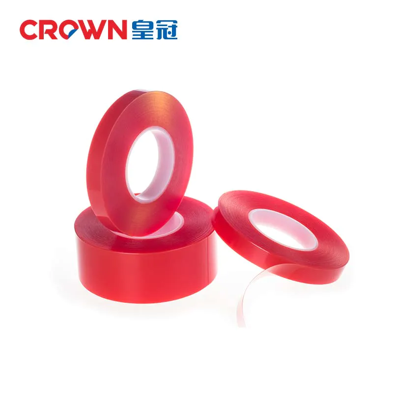 CROWN moisture resistance PET Tape supplier for bonding of labels
