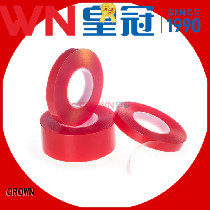 CROWN pvc double sided PET tape owner for LCD panel
