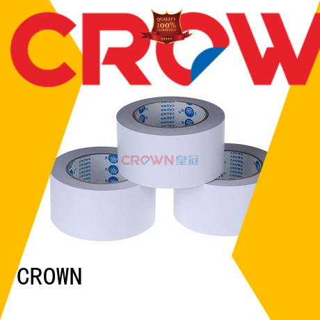 CROWN waterbased 2 sided adhesive tape manufacturer for various daily articles for packaging materials