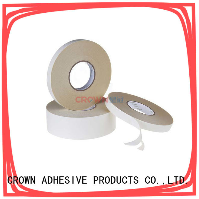 CROWN waterproof PET tape overseas market for bonding of nameplates