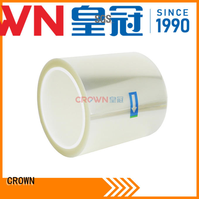 CROWN film temporary glass protection film supplier for leather positioning