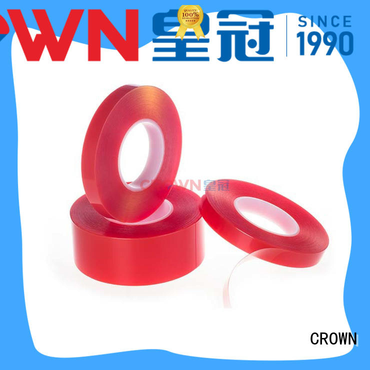 CROWN widely use Film tape free sample for bonding of labels
