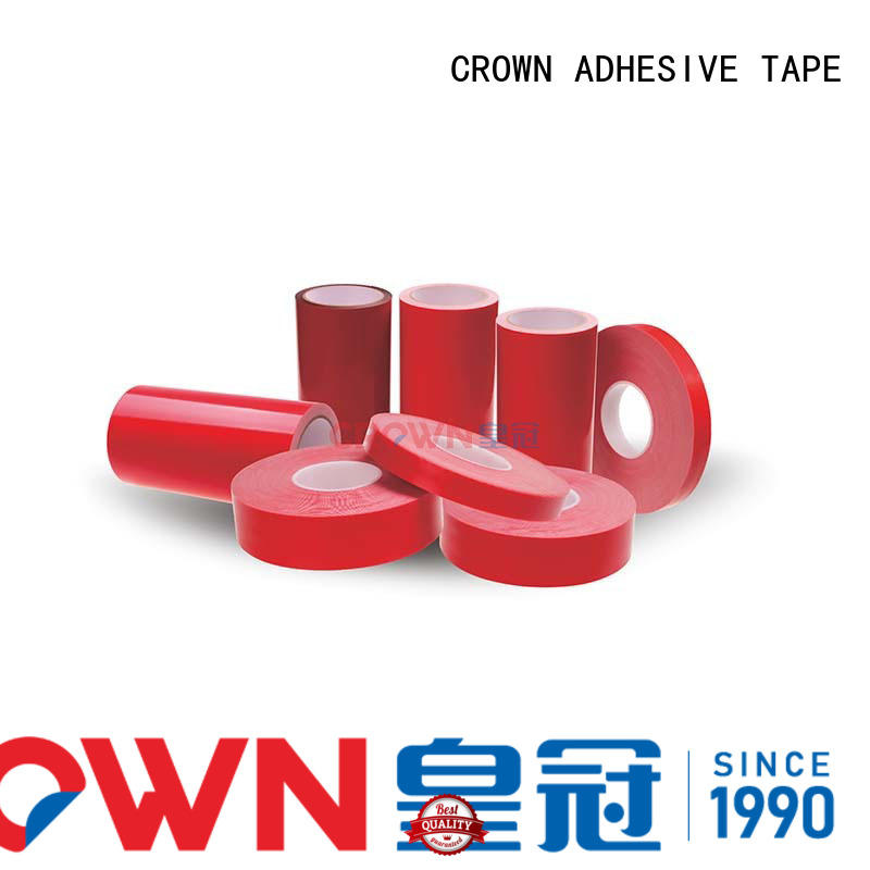 CROWN foam double sided acrylic foam tape supplier for glass surface