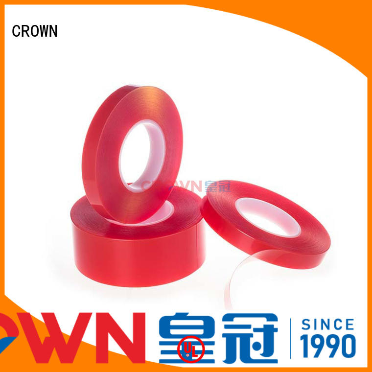 CROWN durable PET Tape bulk production for bonding of labels
